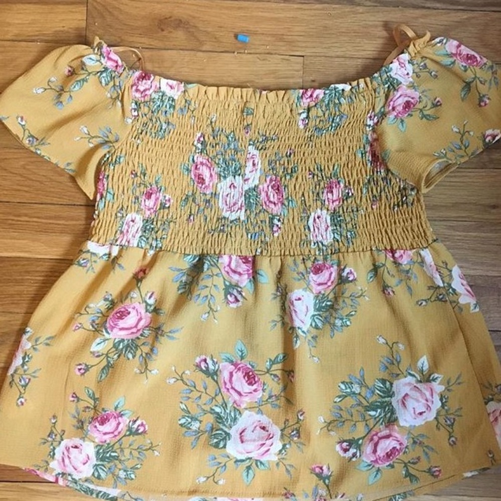 Floral Off the Shoulder Top